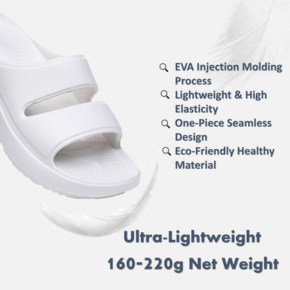 Crazy Lady Womens Lightweight Arch Support Sandals House Shower Slippers