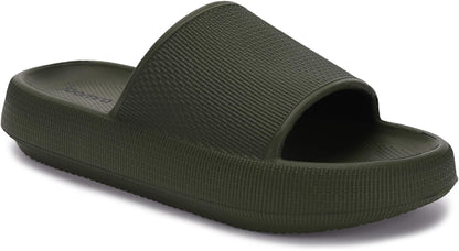 Joomra Pillow Slippers for Women and Men Thick Sole Ultra Cushion Slides