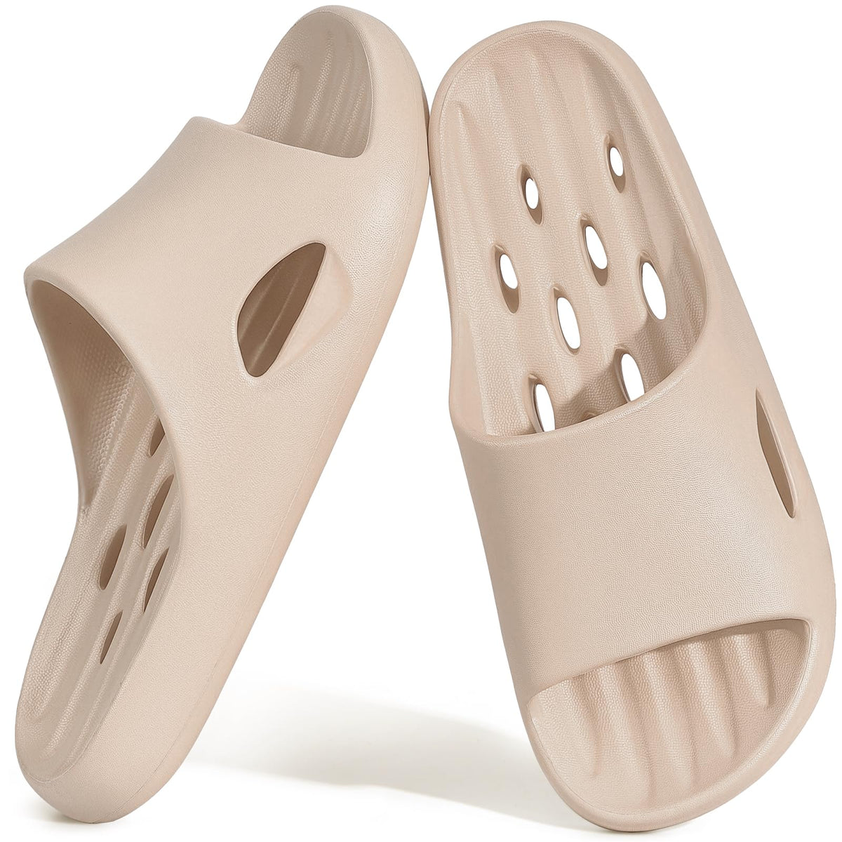 Aoowoll Shower Shoes for Men and Women Non-Slip Sandals Bathroom Slippers