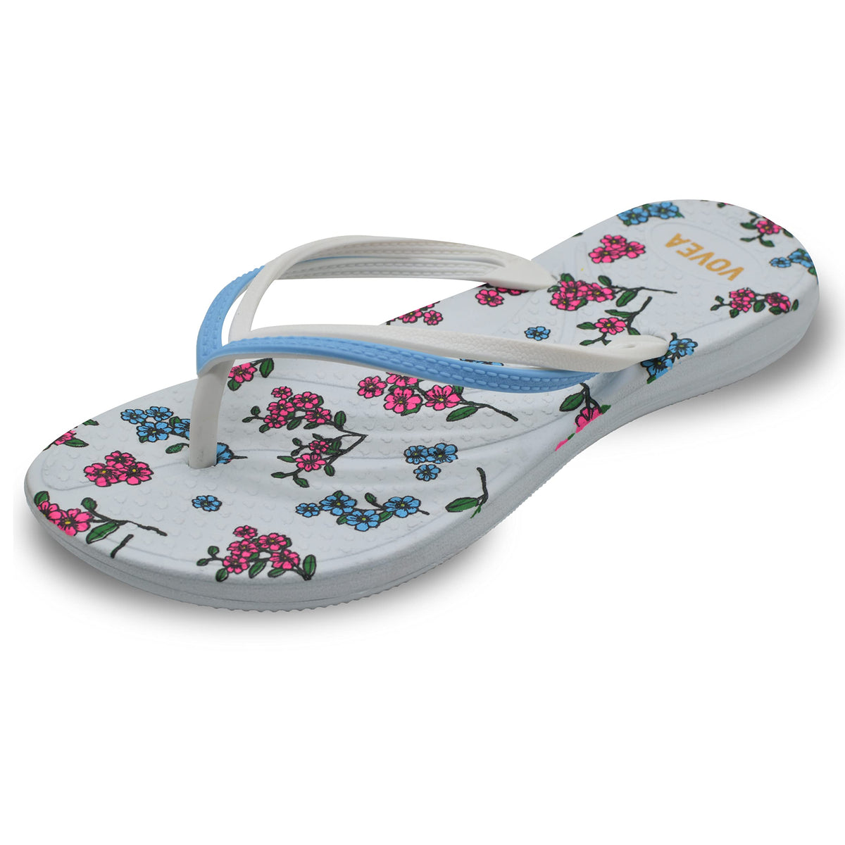 VOVEA Flip Flops For Women Non-Slip Bathroom Shower Shoes Cushion foam Indoor and Outdoor Sandals