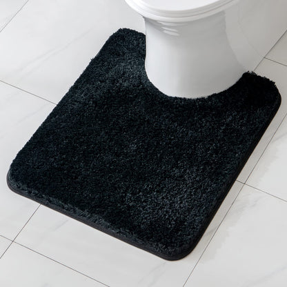 MIULEE Teal Bathroom Rugs Soft Small Microfiber Bath Mat 16x24 Inch
