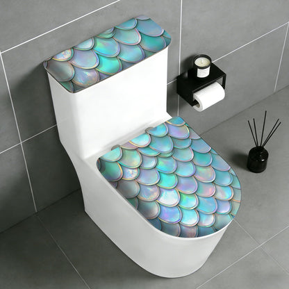 2 pack Toilet Lid Cover & Tank Lid Cover,Fits Standard & Elongated Toilet