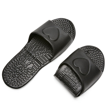 Shower Shoes Travel Foldable Portable Non Slip Slippers for Hotel Guests Swimming Spa Unisex Men Women Lightweight EVA Bathroom Slides Quick Drying Water Resistant Footwear