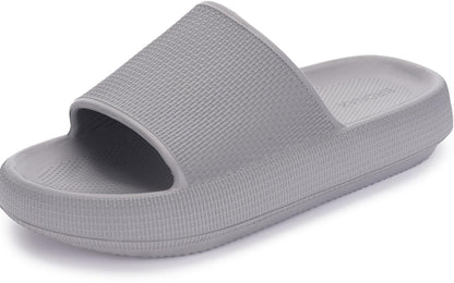 BRONAX Cushioned Thick Sole Pillow Slippers for Women and Men Y10