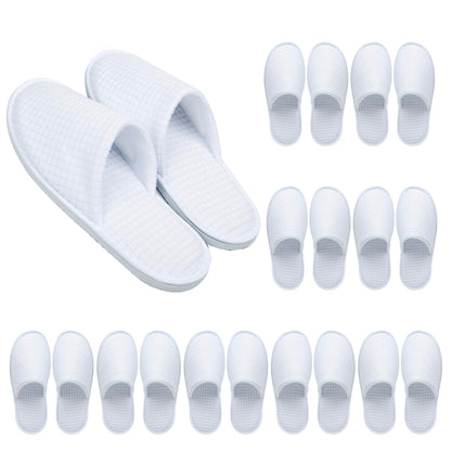 OSTADARRA 6-10 Pairs Spa Slippers, Non Slip Disposable Slippers For Guest