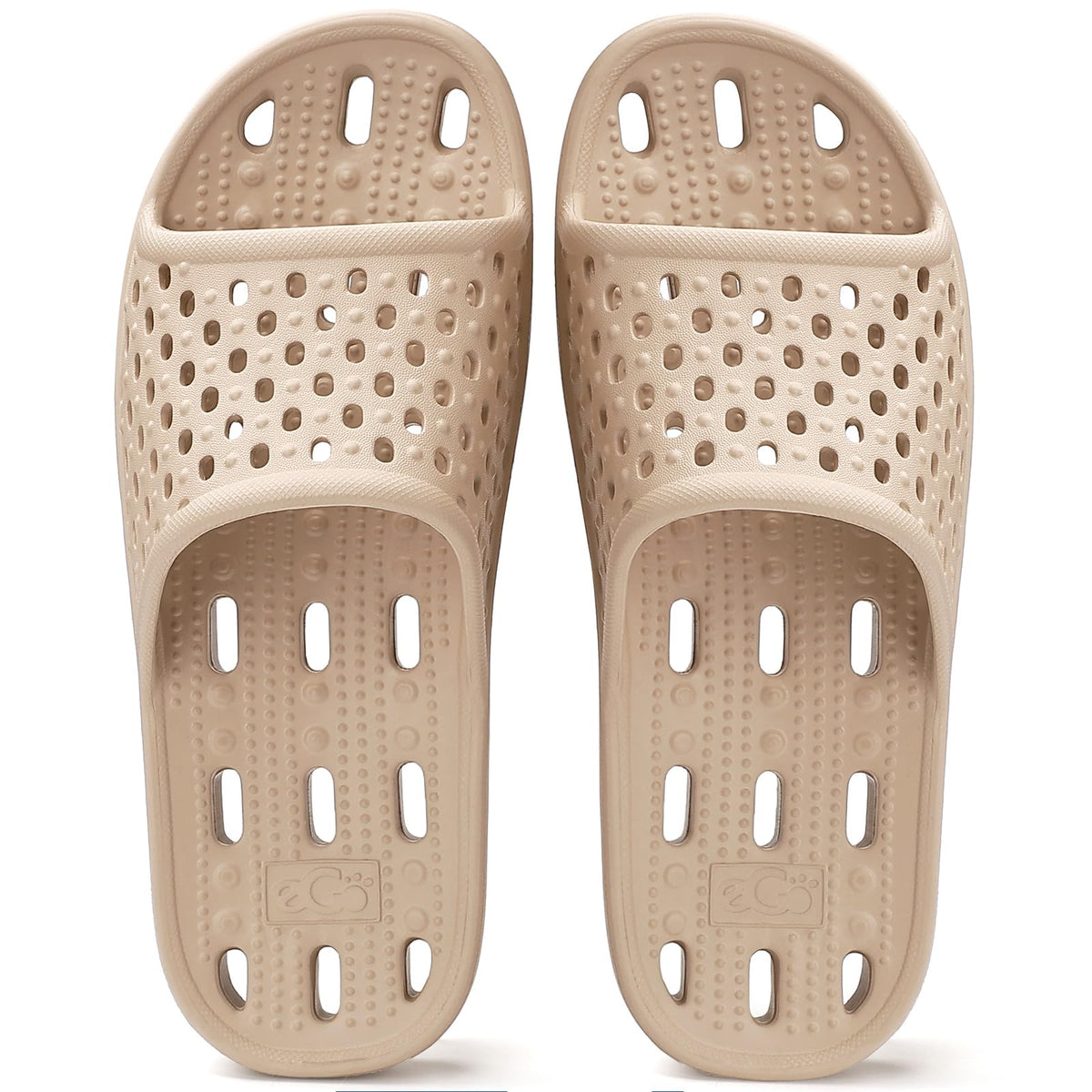 Aoowoll Shower Shoes for Men and Women Non-Slip Sandals Bathroom Slippers