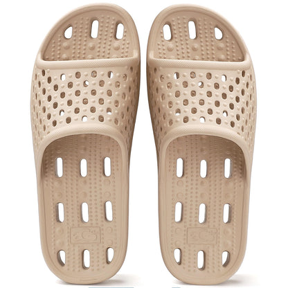 Aoowoll Shower Shoes for Men and Women Non-Slip Sandals Bathroom Slippers