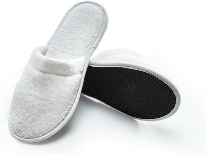 ESKYMODE Men's Terry Cotton Bath Slippers, Travel Hotel Slippers for Men