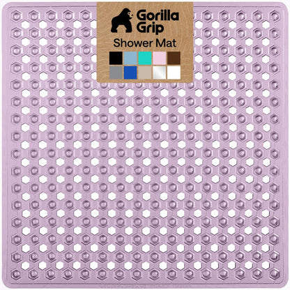 GORILLA GRIP Bath Tub Shower Mat, Bathtub Floor Liner, 35x16 Clear