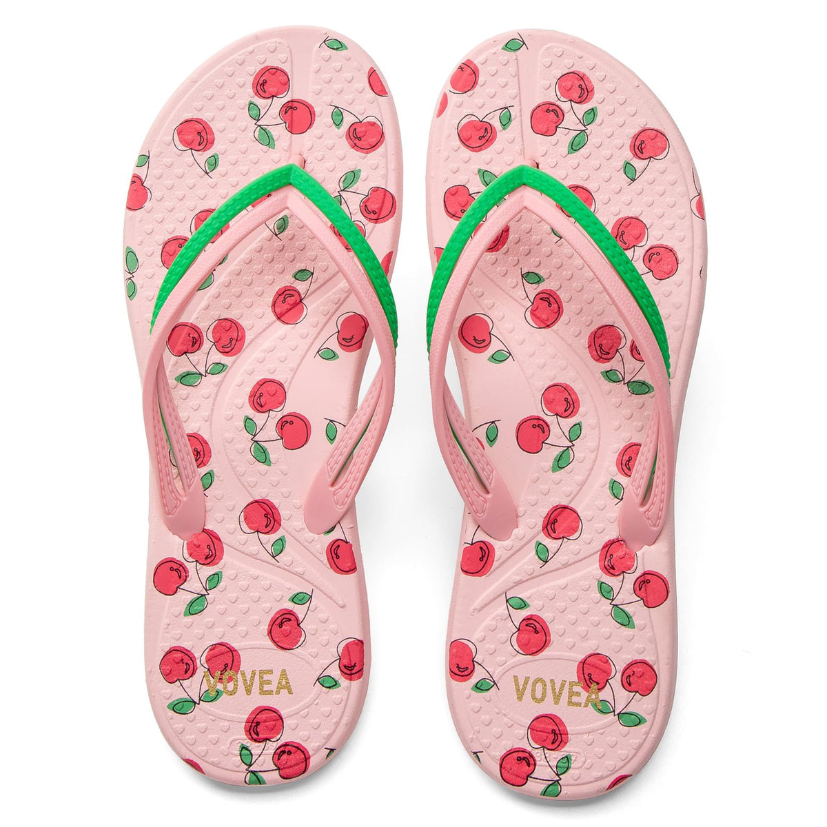 VOVEA Flip Flops For Women Non-Slip Bathroom Shower Shoes Cushion foam Indoor and Outdoor Sandals
