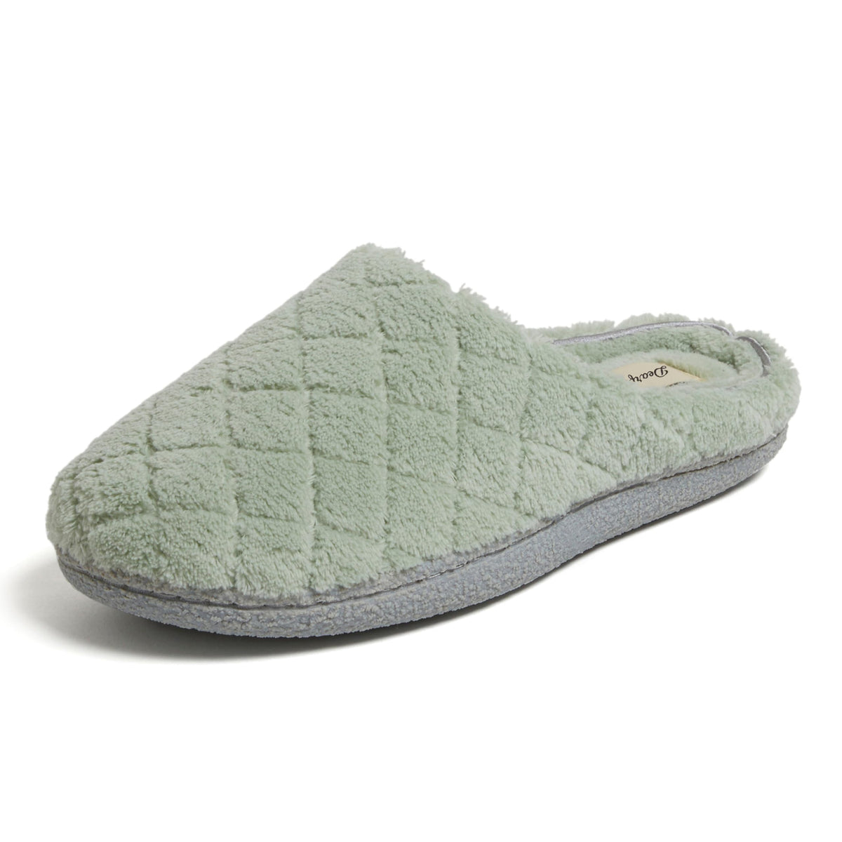 Leslie Terry Clog House Shoes with Memory Foam, Indoor Slippers with Wide Widths