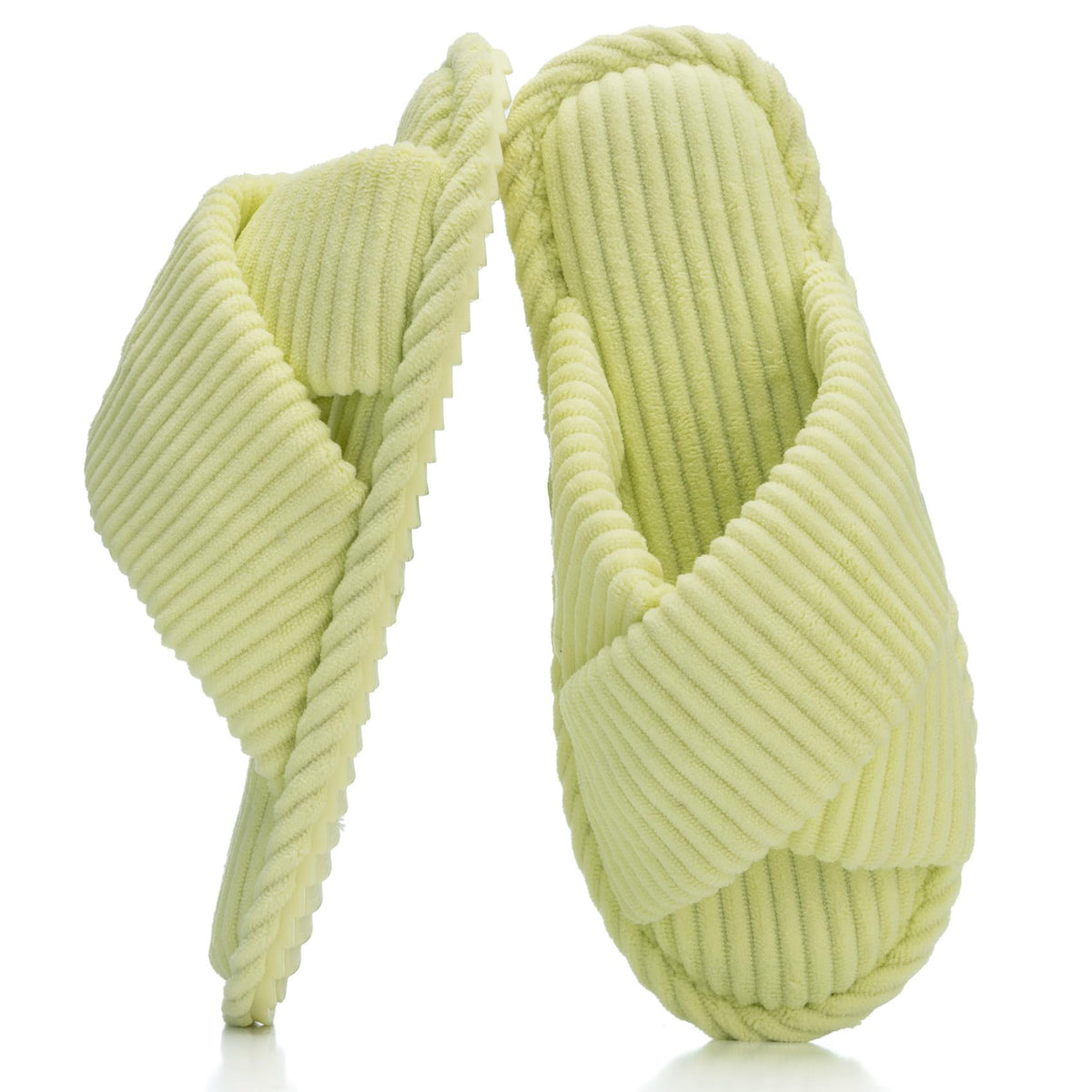 GOEWY Slippers for Women with Memory Foam Open toe House Bedroom Shoes