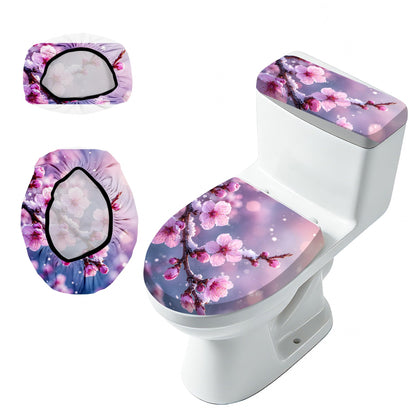 2 Piece Toilet Seat Cover Set with Tank Cover for Bathroom Decor