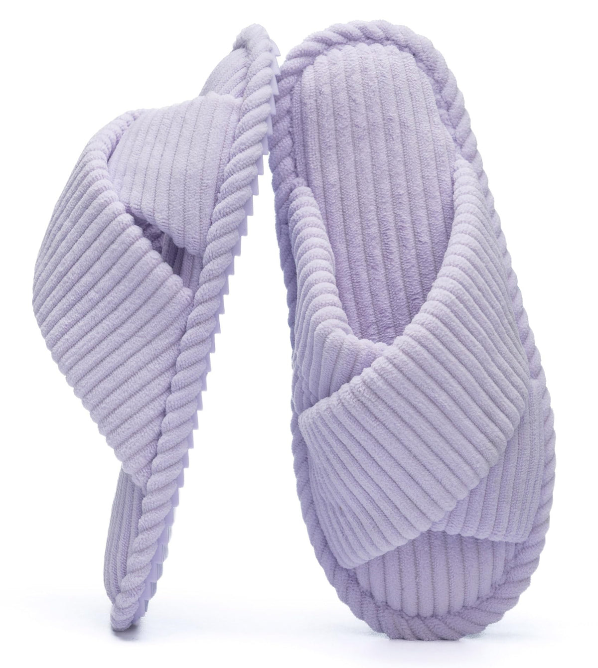 GOEWY Slippers for Women with Memory Foam Open toe House Bedroom Shoes