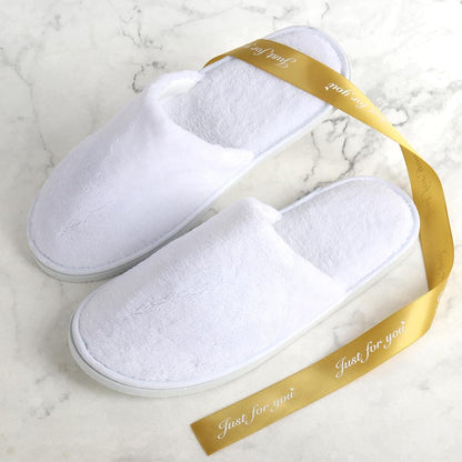 10 Pairs Disposable Guest Slippers, One Size Slippers
