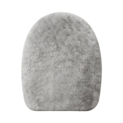 Microfiber Toilet Lid Cover – Soft, Absorbent & Machine-Washable Seat Cover Fits Most Toilet Lids (Light Gray)