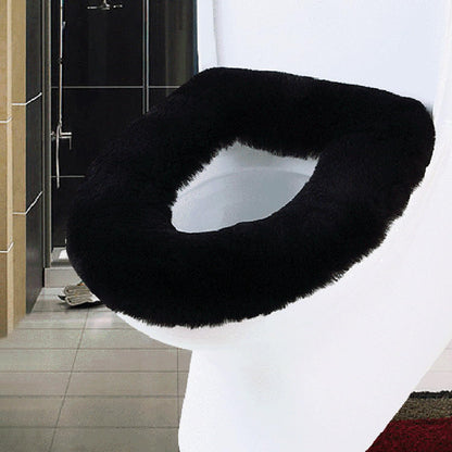 U&M 100% Pure Wool Toilet Seat Cushion Soft Warm