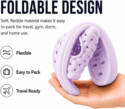 Bath Slippers with Drainage Holes, Quick-Drying Non-Slip Slippers for Home, Dormitory, Bathroom - Unisex