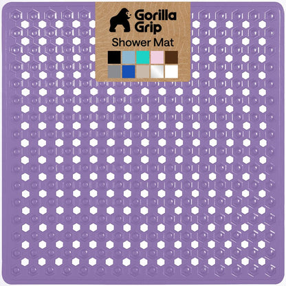 GORILLA GRIP Bath Tub Shower Mat, Bathtub Floor Liner, 35x16 Clear