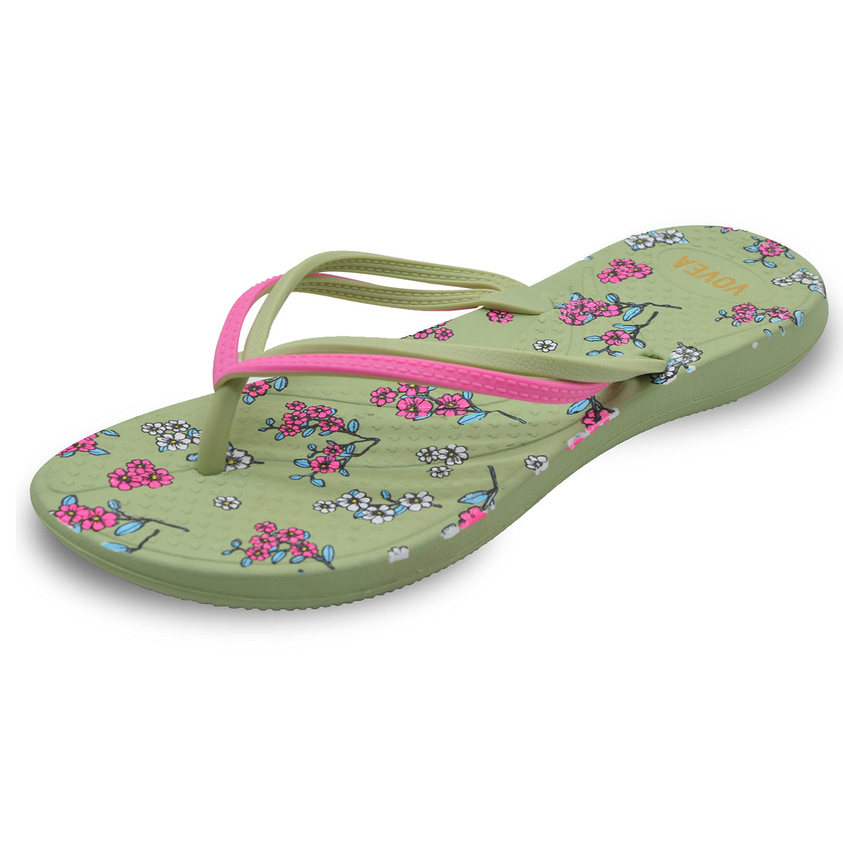 VOVEA Flip Flops For Women Non-Slip Bathroom Shower Shoes Cushion foam Indoor and Outdoor Sandals