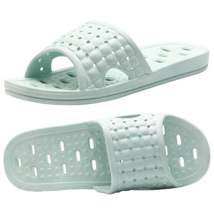 Bath Slippers with Drainage Holes, Quick-Drying Non-Slip Slippers for Home, Dormitory, Bathroom - Unisex