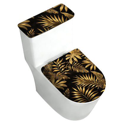 2 pack Toilet Lid Cover & Tank Lid Cover,Fits Standard & Elongated Toilet