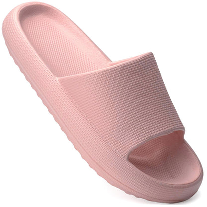 Happy Lily Shower Shoes Men & Women Non Slip, Supper Soft Open Toe House Slippers Shower Sandals, Bedroom Slippers for Women and Men