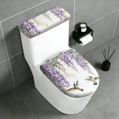 2 pack Toilet Lid Cover & Tank Lid Cover,Fits Standard & Elongated Toilet