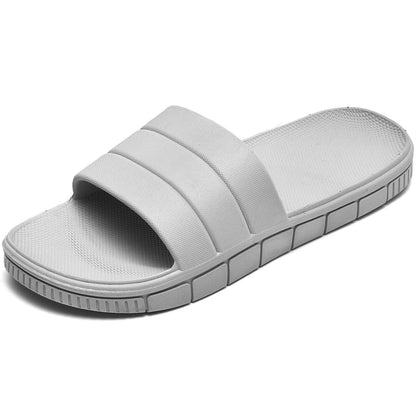 clootess Shower Slide Shoes for Men and Women Home Sandal Bath Slipper Indoor House Pool College Dorm Non-Slip