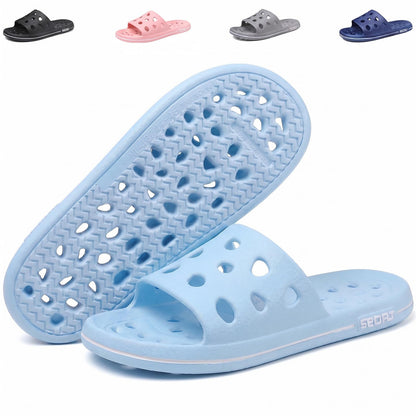 Shower Shoes for Women Men, Quick Drying Shower Sandals with Drain Holes