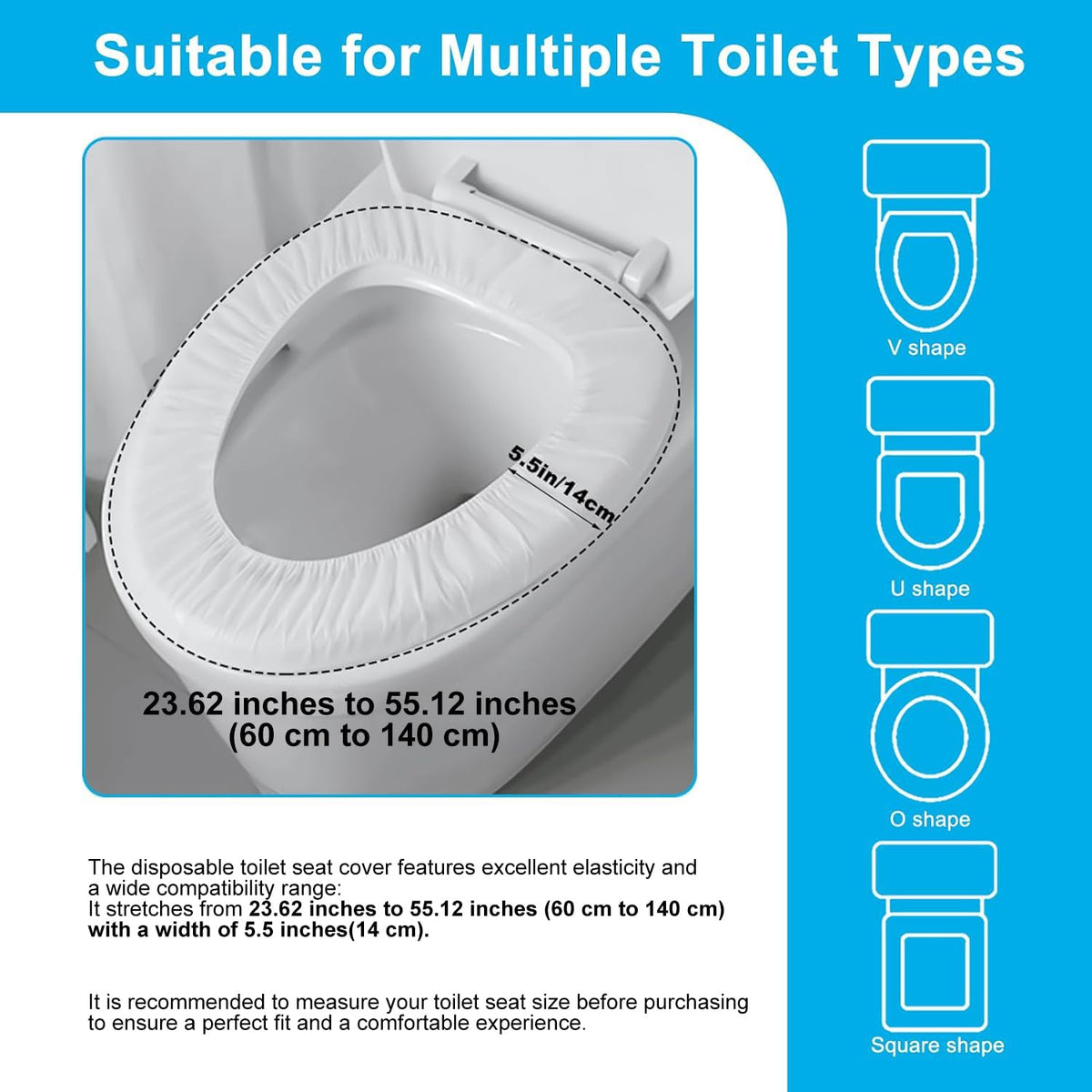 20 Pack Disposable Toilet Seat Cover