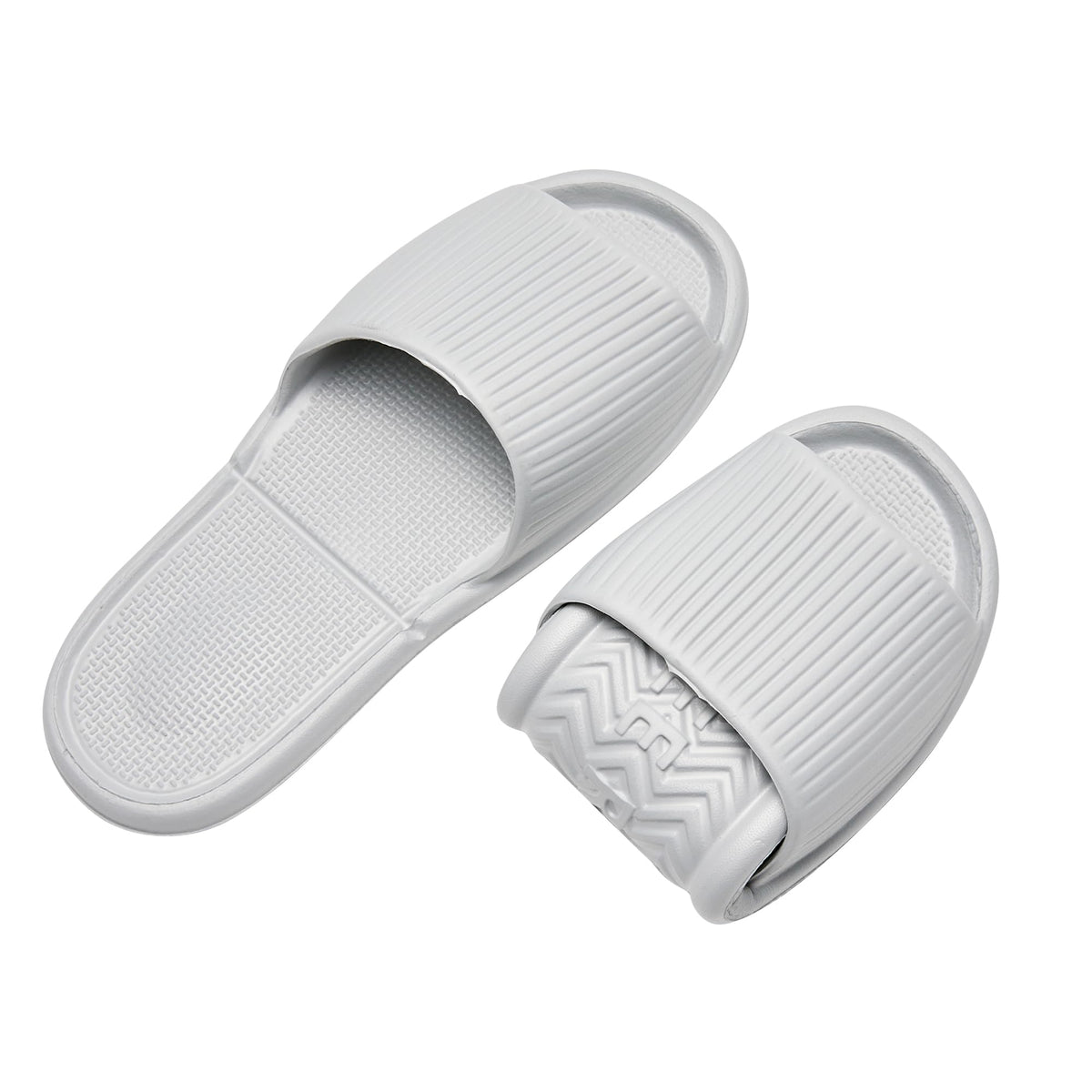 Shower Shoes Travel Foldable Portable Non Slip Slippers for Hotel Guests Swimming Spa Unisex Men Women Lightweight EVA Bathroom Slides Quick Drying Water Resistant Footwear