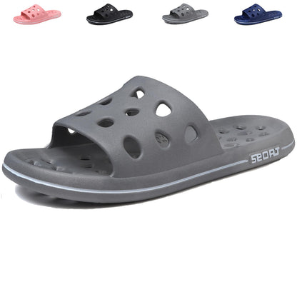 Shower Shoes for Women Men, Quick Drying Shower Sandals with Drain Holes