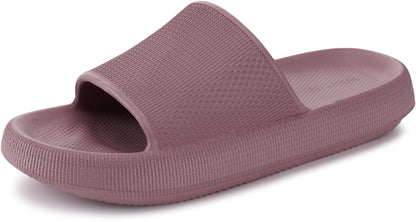 WHITIN Women's Slides with Cushioned Thick Sole Slippers for Home Wear Y13