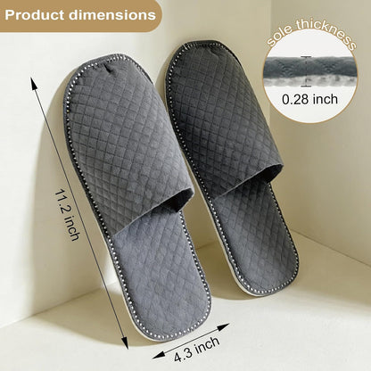16 Pairs Disposable Travel Slippers For Women,Hotel Slippers Individually Wrapped,Disposable Slippers For Guests,House Slippers For Guests Which Can Be Used As Women Men