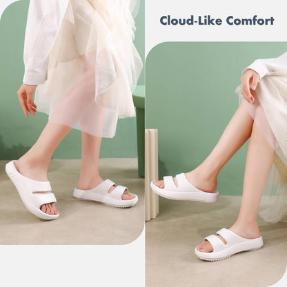 Crazy Lady Womens Lightweight Arch Support Sandals House Shower Slippers