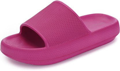 BRONAX Cushioned Thick Sole Pillow Slippers for Women and Men Y10