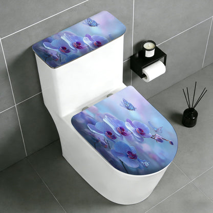 2 pack Toilet Lid Cover & Tank Lid Cover,Fits Standard & Elongated Toilet