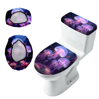 2 Piece Toilet Seat Cover Set with Tank Cover for Bathroom Decor