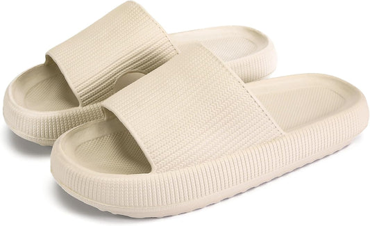 rosyclo Cloud Slippers for Women and Men Cushioned Thick Sole Slide Sandals