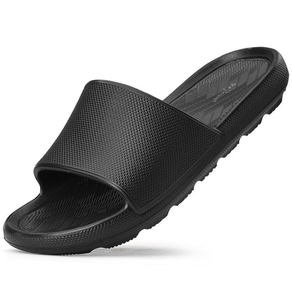 Frykun Shower Slides for Men and Women,Non-slip Sandals with Arch Support