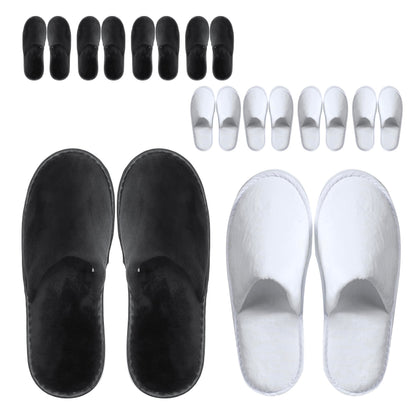 OSTADARRA 6-10 Pairs Spa Slippers, Non Slip Disposable Slippers For Guest