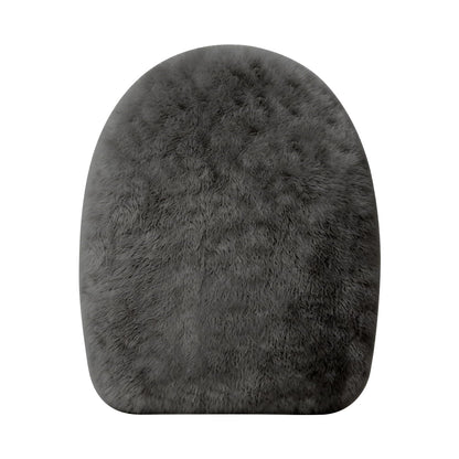 Microfiber Toilet Lid Cover – Soft, Absorbent & Machine-Washable Seat Cover Fits Most Toilet Lids (Light Gray)