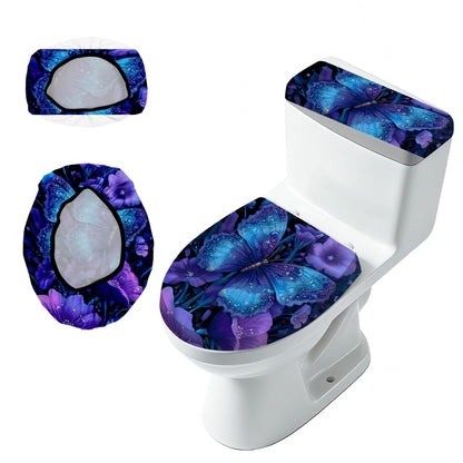 2 Piece Toilet Seat Cover Set with Tank Cover for Bathroom Decor