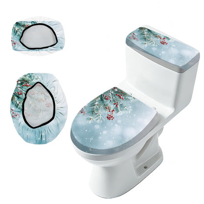 2 Piece Toilet Seat Cover Set with Tank Cover for Bathroom Decor