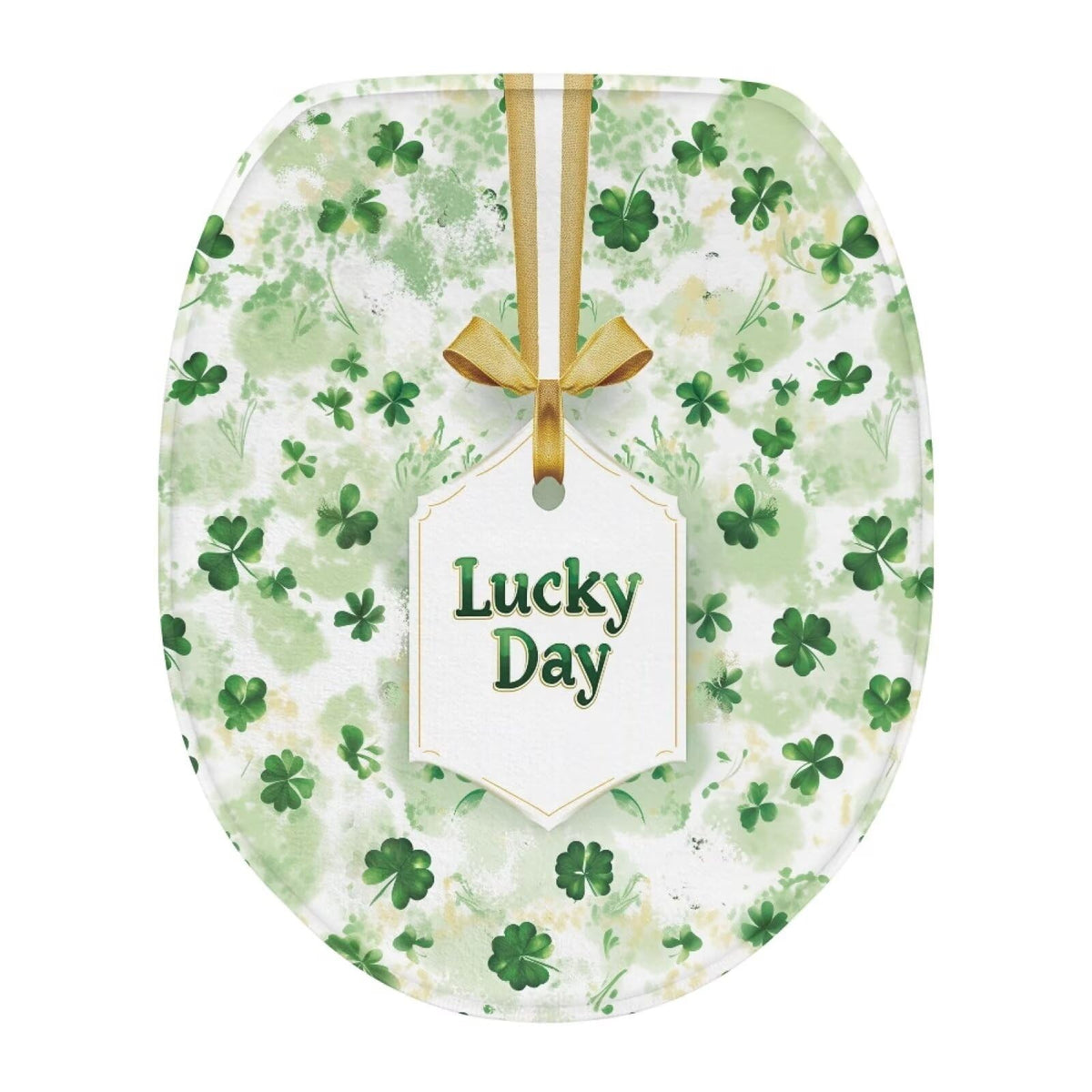 Toilet Lid Covers for Bathroom Elongated Cat Irises Thick Toilet Seat Lid Cover Elongated Oval Round Soft Fabric Toilet Seat Lid Cover with Elastic Edges Machine Washable