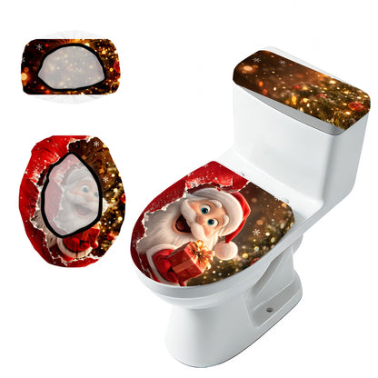 2 Piece Toilet Seat Cover Set with Tank Cover for Bathroom Decor