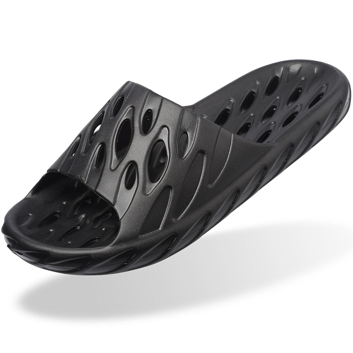 Shower Shoes for Women Men, Quick Drying Shower Sandals with Drain Holes