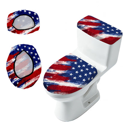 2 Piece Toilet Seat Cover Set with Tank Cover for Bathroom Decor