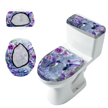2 Piece Toilet Seat Cover Set with Tank Cover for Bathroom Decor